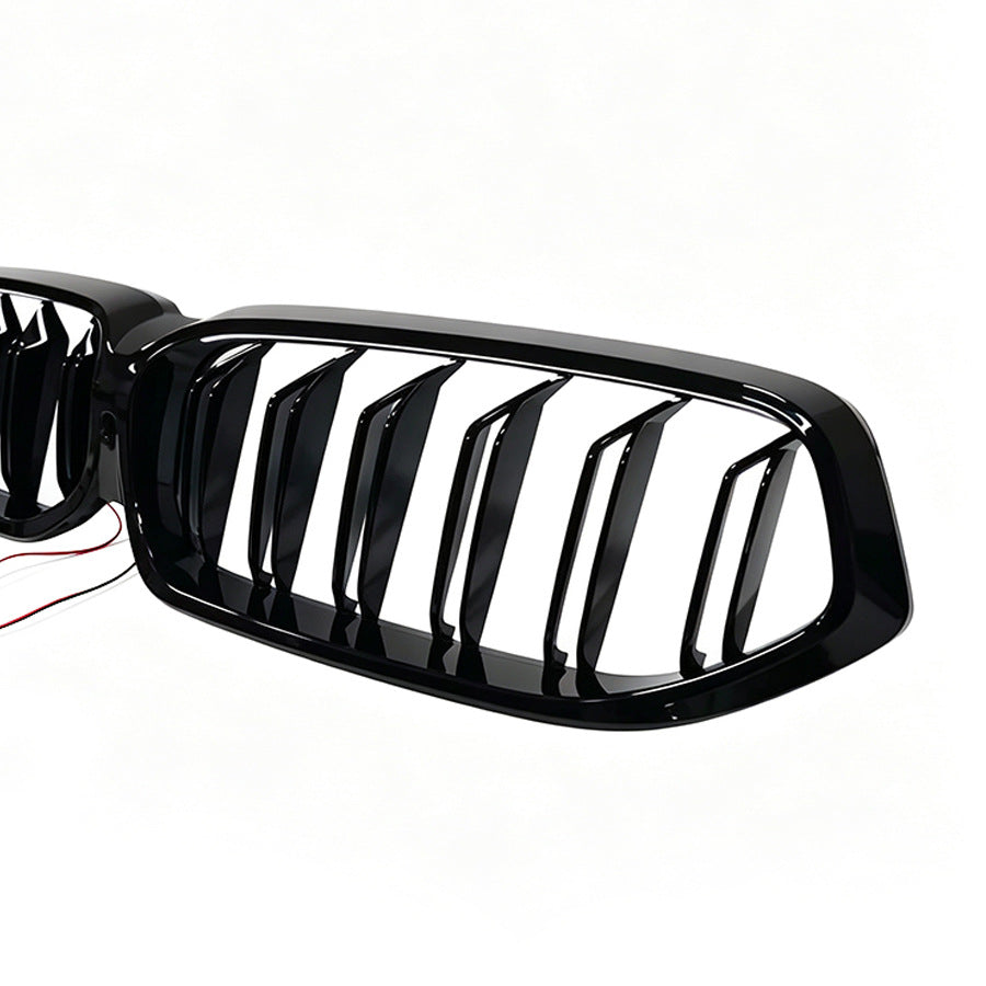 Side-Lit LED LED Illuminated Front Grille for BMW 6 Series GT G32 (2021 - 2026), Glossy Black