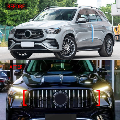 GT Vertical-Bar Sport Front Grille for Mercedes-Benz GLE / Mercedes-Benz GLE-Class W167 (2023 - 2026)