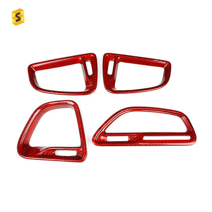 Carbon Fiber Air Vent Frame Trim for Dodge Challenger SRT