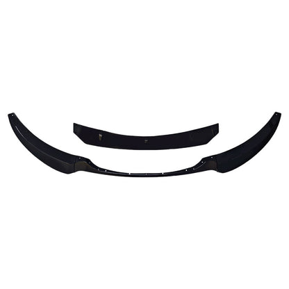 MT 4-Section Front Lip Spoiler for BMW 1 Series E82 (2009 - 2011), Glossy Black