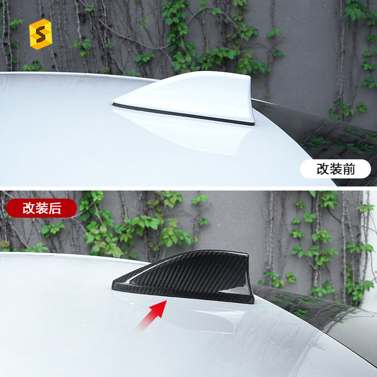 Real Carbon Fiber Shark Fin Antenna Cover for Subaru BRZ / WRX