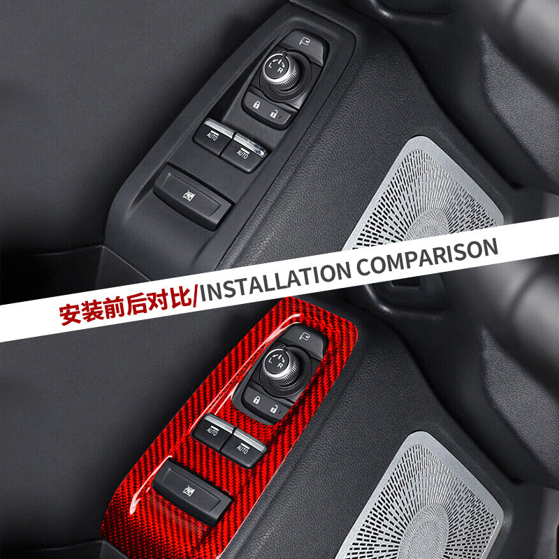 Real Carbon Fiber Window Switch Panel Trim for Subaru BRZ (2022+)