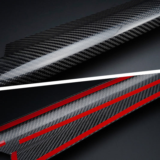 Real Carbon Fiber Instrument Cluster Trim for Volkswagen Golf 8 MK8 (2019 - 2024)
