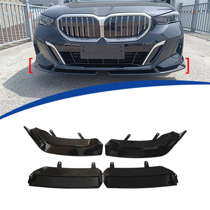 4-Section MP-Style Front Lip Spoiler for BMW 5 Series G60 (2023 - 2026)