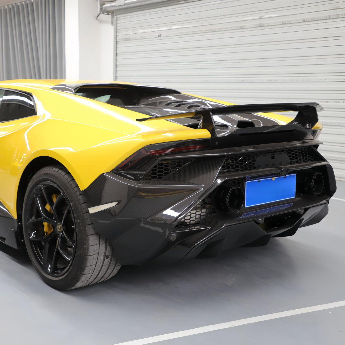 适用兰博基尼小牛Huracan 580/610/EVO改装Tecnica干碳纤维大包围