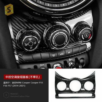 Real Carbon Fiber AC Knob Panel Trim for MINI Cooper F55 (2014 - 2021)