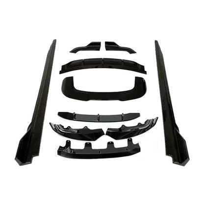 Blacked-Out 4-Section Front Lip Spoiler for BMW X5 F15 (2014 - 2018)