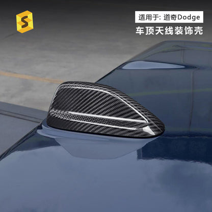 Real Carbon Fiber Antenna Cover for Dodge Durango / Ram