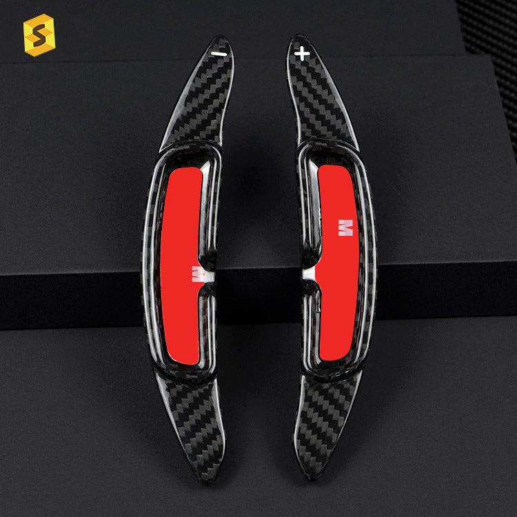 Carbon Fiber Steering Wheel Shift Paddle Cover for Porsche Taycan / Macan / 911