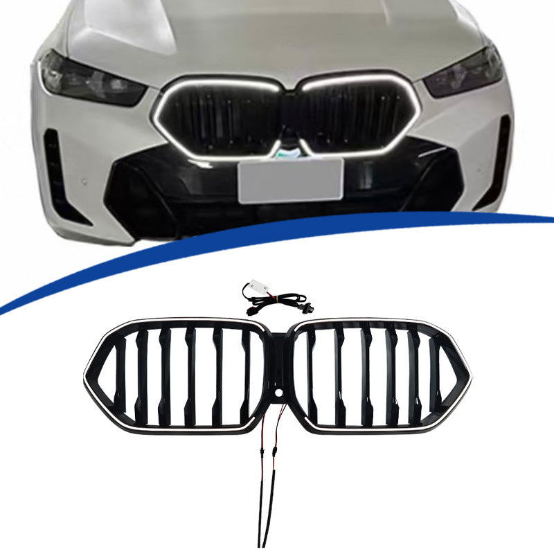 LED Illuminated Single-Slat Front Grille for BMW X6 G06 (2023 - 2026)