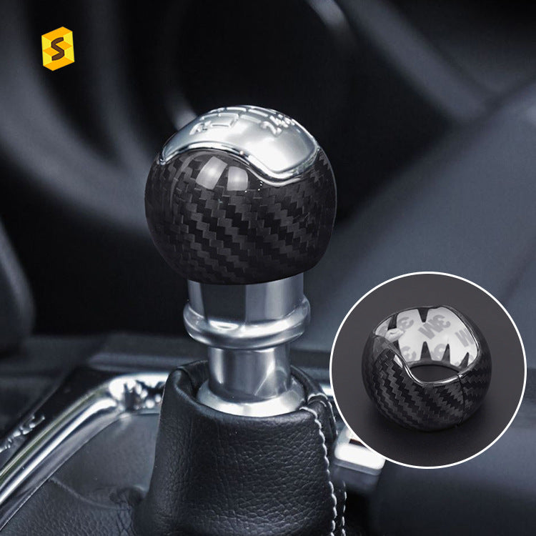 Carbon Fiber Gear Shift Knob Cover for Ford Mustang (Manual) (2015 - 2023)