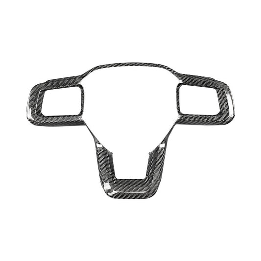 Real Carbon Fiber Steering Wheel Trim for Ford Mustang (2024)