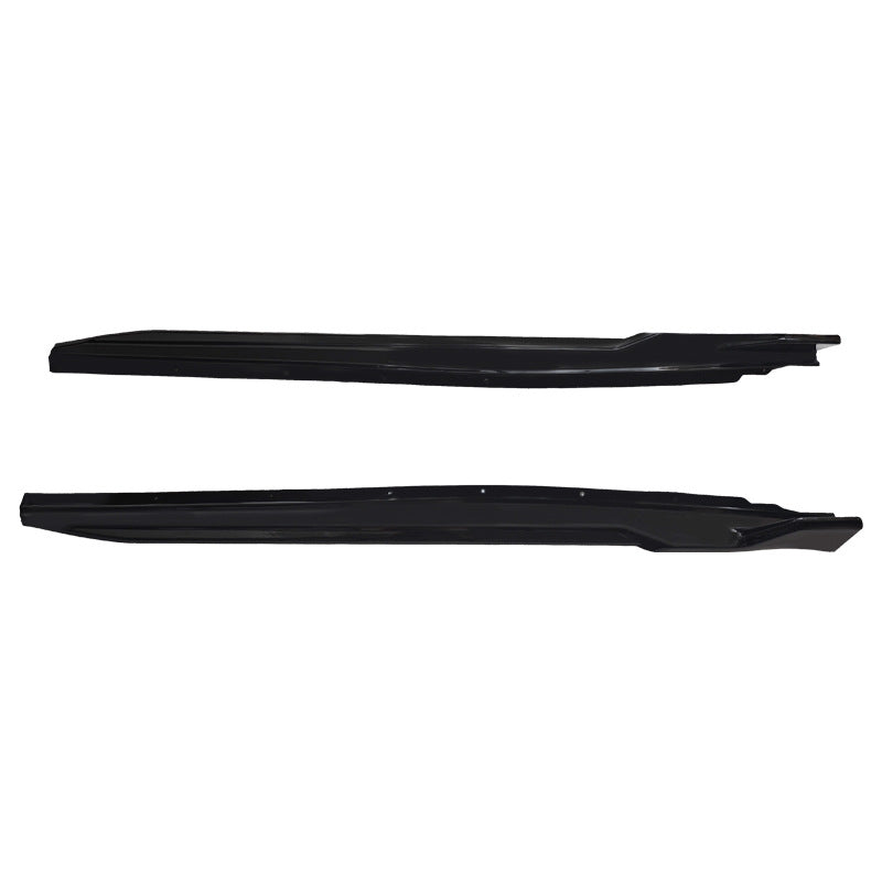 Blacked-Out Side Skirts for BMW X2 U10 (2023 - 2026), Glossy Black