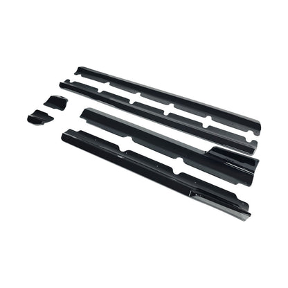 Blacked-Out Side Skirts for Lexus RX350 / Lexus RX500 (2023 - 2026), Glossy Black