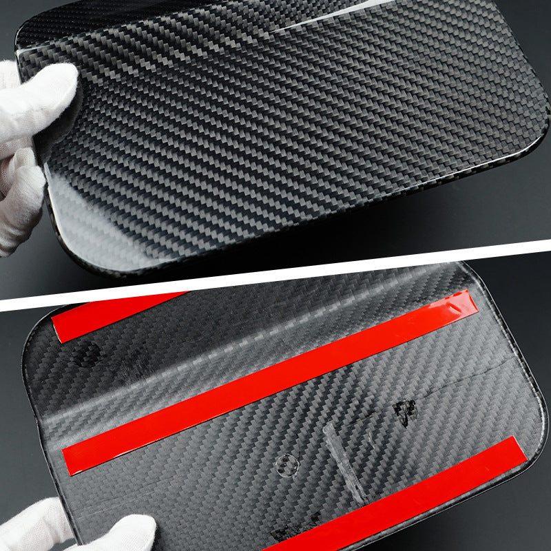 Real Carbon Fiber Fuel Door Cover for SEAT Leon (2017 - 2020)