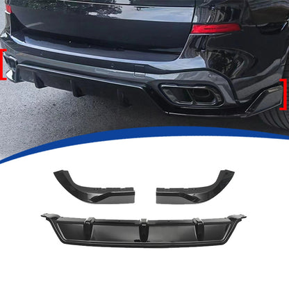 Blacked-Out Front Lip Spoiler for BMW X5 G05 (2019 - 2022)