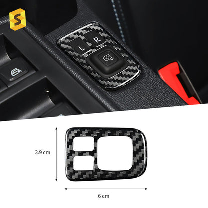 Real Carbon Fiber Mirror Adjuster Panel Cover for Ford Bronco