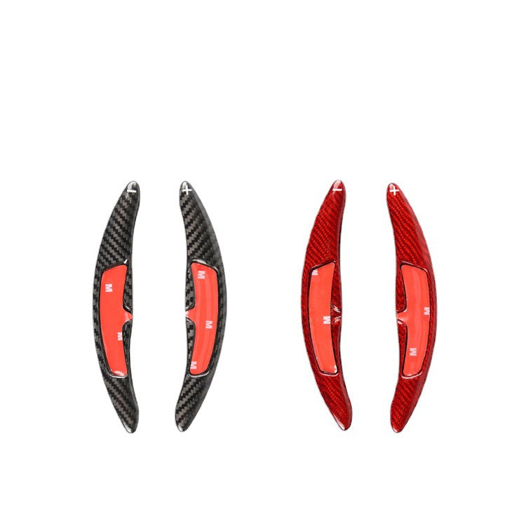 Carbon Fiber Steering Wheel Shift Paddle Cover for Porsche 718 / Macan / Cayenne