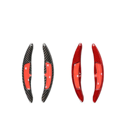 Carbon Fiber Steering Wheel Shift Paddle Cover for Porsche 718 / Macan / Cayenne