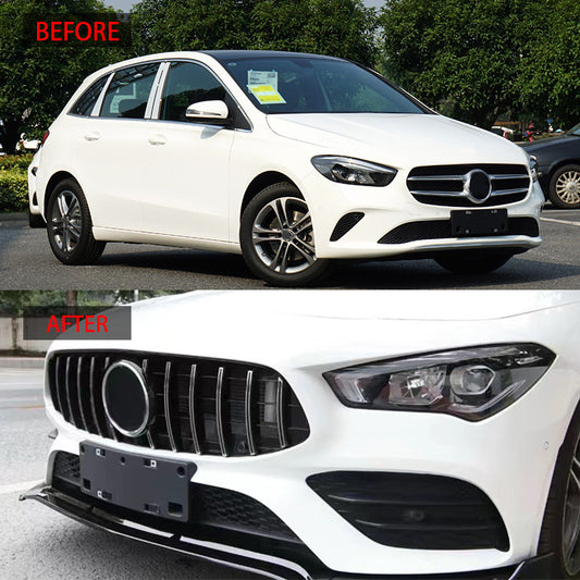 GT Vertical-Bar Front Grille for Mercedes-Benz B-Class W247 (alternate view 2)