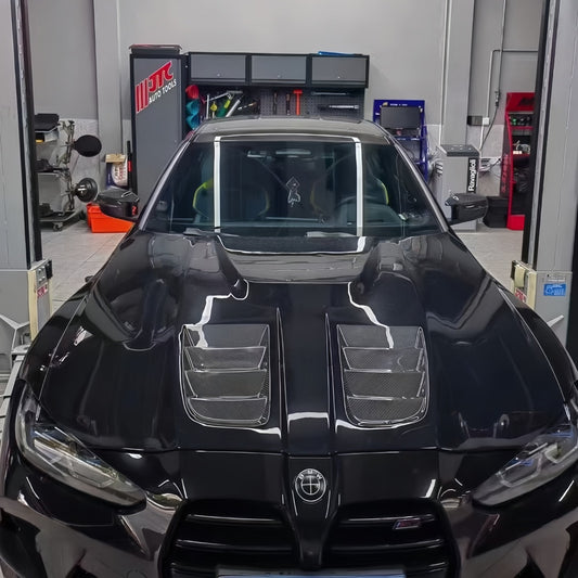 适用G82/G83/M4M3宝马BMW carbon改装件 碳纤维包围 厂家供应机盖
