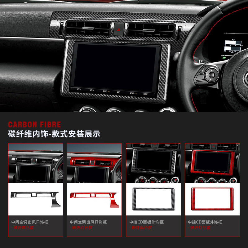 Carbon Fiber CD Panel Trim for Subaru BRZ (2022+)