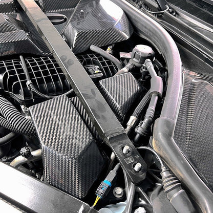 Autoclave Dry Carbon Fiber Engine Bay Battery Cover Radiator Intake Cover Strut Bar Water Splash Guard For BMW M2 G87 M3 G80 G81 M4 G82 G83 (S58 Engine) | Clip-On