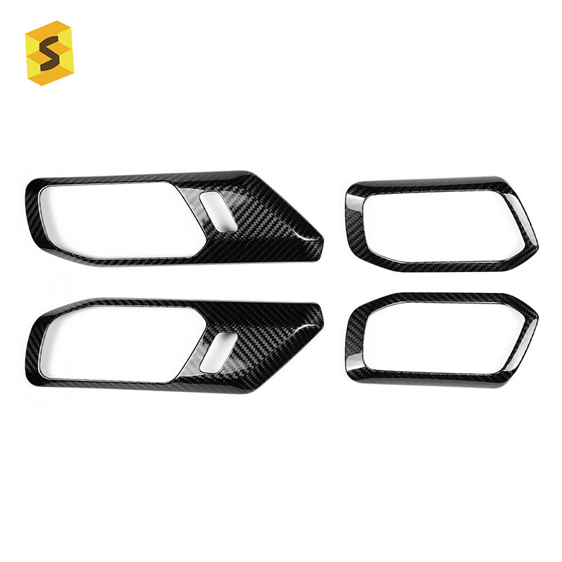Real Carbon Fiber Interior Door Handle Trim for Ford Bronco