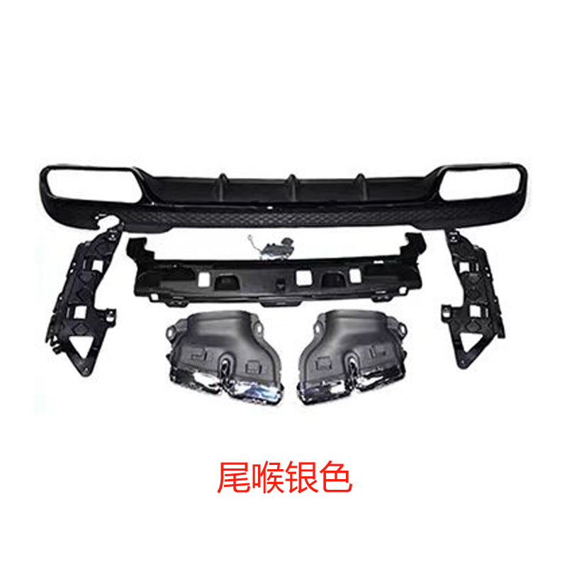 适用于2013-2015款奔驰运动款E级W212改E63款后唇尾喉