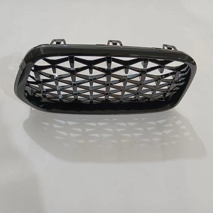 Meteor Front Grille for BMW X2 F39 (2019 - 2024), Glossy Black
