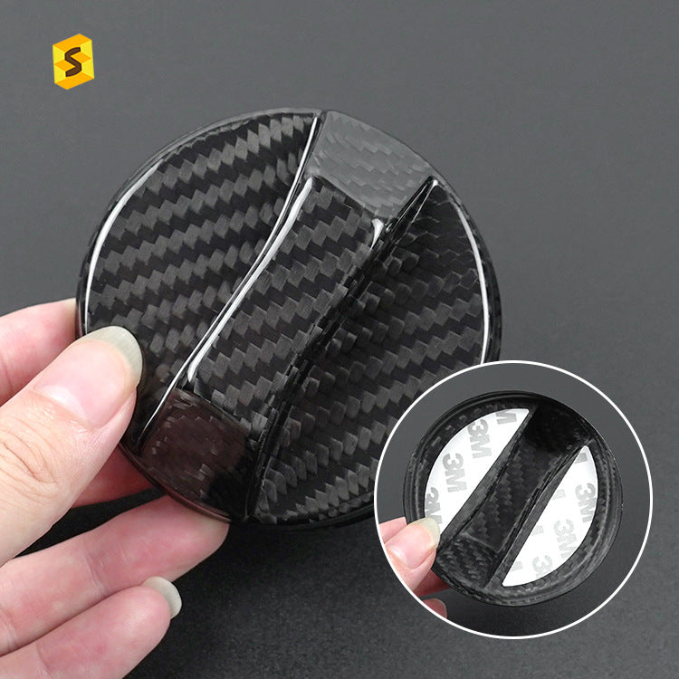 Real Carbon Fiber Inner Fuel Filler Cap Cover for Kia K3 / Forte