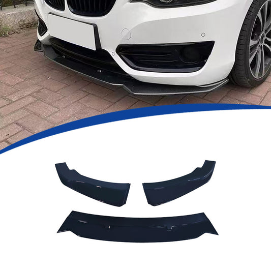 Standard 3-Section Front Lip Spoiler for BMW 2 Series F22
