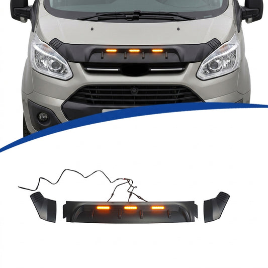 Illuminated 3-Section Mud Flaps for Ford Transit (2012-2018)