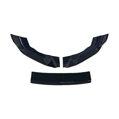 3-Section Front Lip Spoiler for BMW M2 F87 (2015 - 2021), Glossy Black