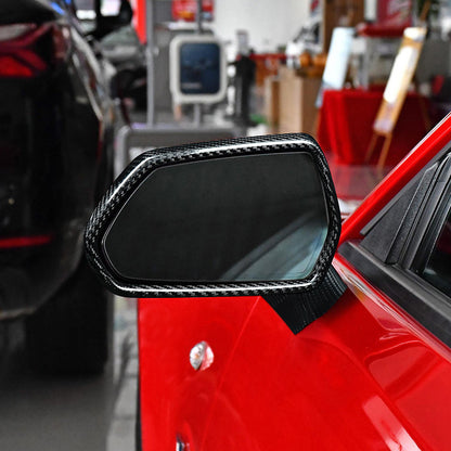 Real Carbon Fiber Side Mirror Front Frame Trim for Chevrolet Camaro (2016 - 2023)