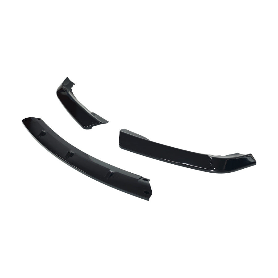 Standard 3-Section Front Lip Spoiler for BMW 3 Series E46 (1998 - 2005), Glossy Black