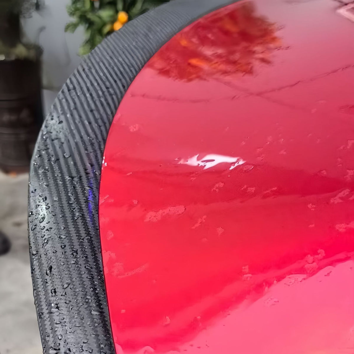 汽车改装尾翼 适用于特斯拉 Model Y 免打孔真干碳纤维定风翼P款