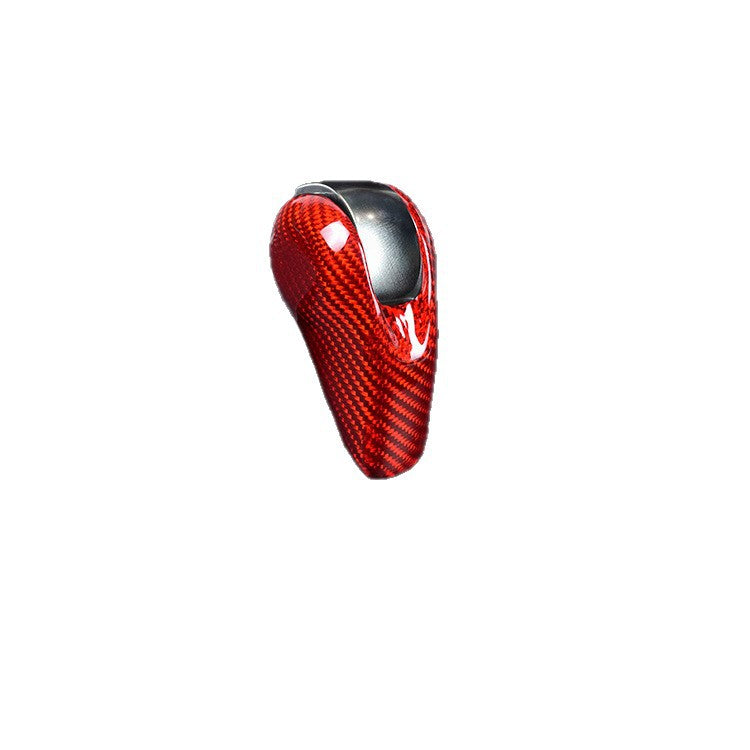 Real Carbon Fiber Gear Shift Knob Cover for Porsche 718 / 911 / Panamera / Macan