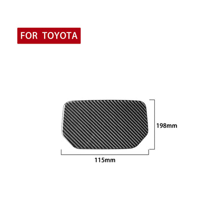 Prepreg Dry Carbon 3*3 3K Carbon Fiber Interior Dashboard Non-slip Groove Mat Trim for Toyota Tundra XK50 Facelift (2014-2021)