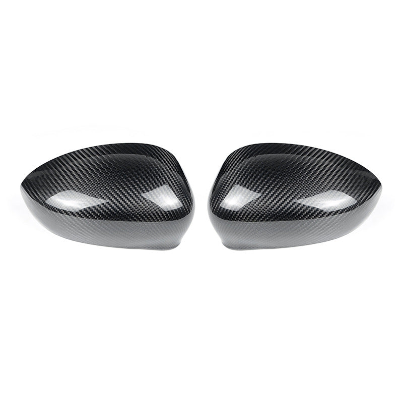 Real Carbon Fiber Side Mirror Housing Cover for Fiat 500