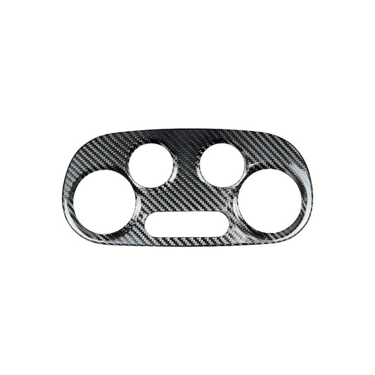 Real Carbon Fiber AC Control Panel Trim for Fiat 500 (alternate view 5)