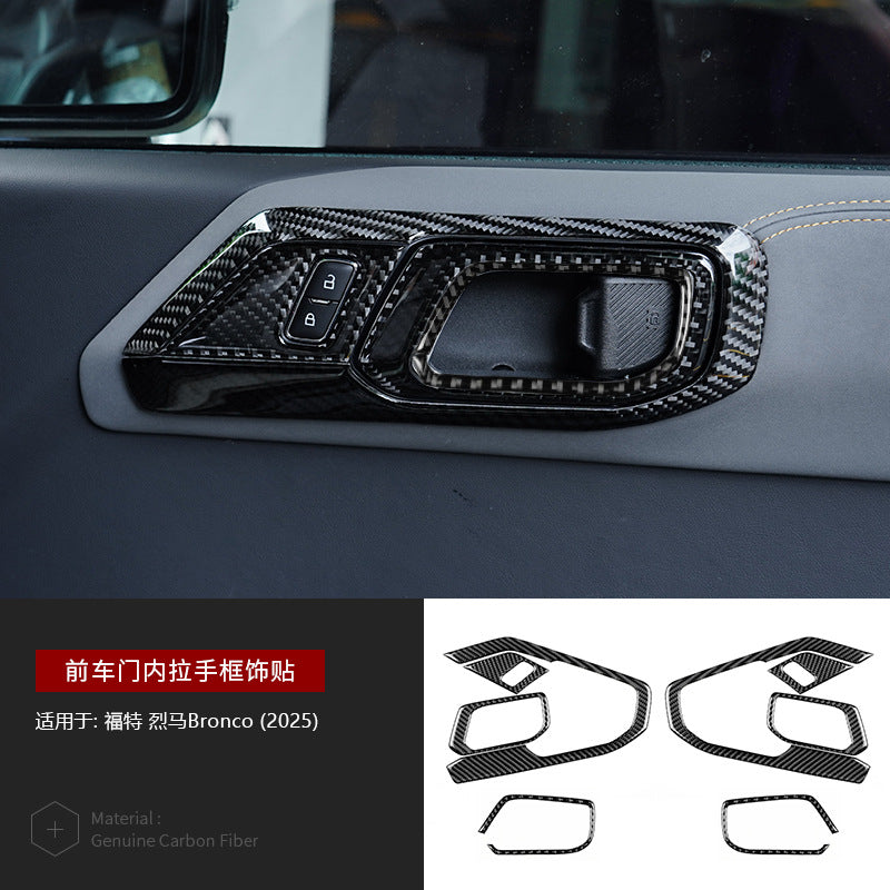 Real Carbon Fiber Decorative Trim for Ford Bronco (2025)