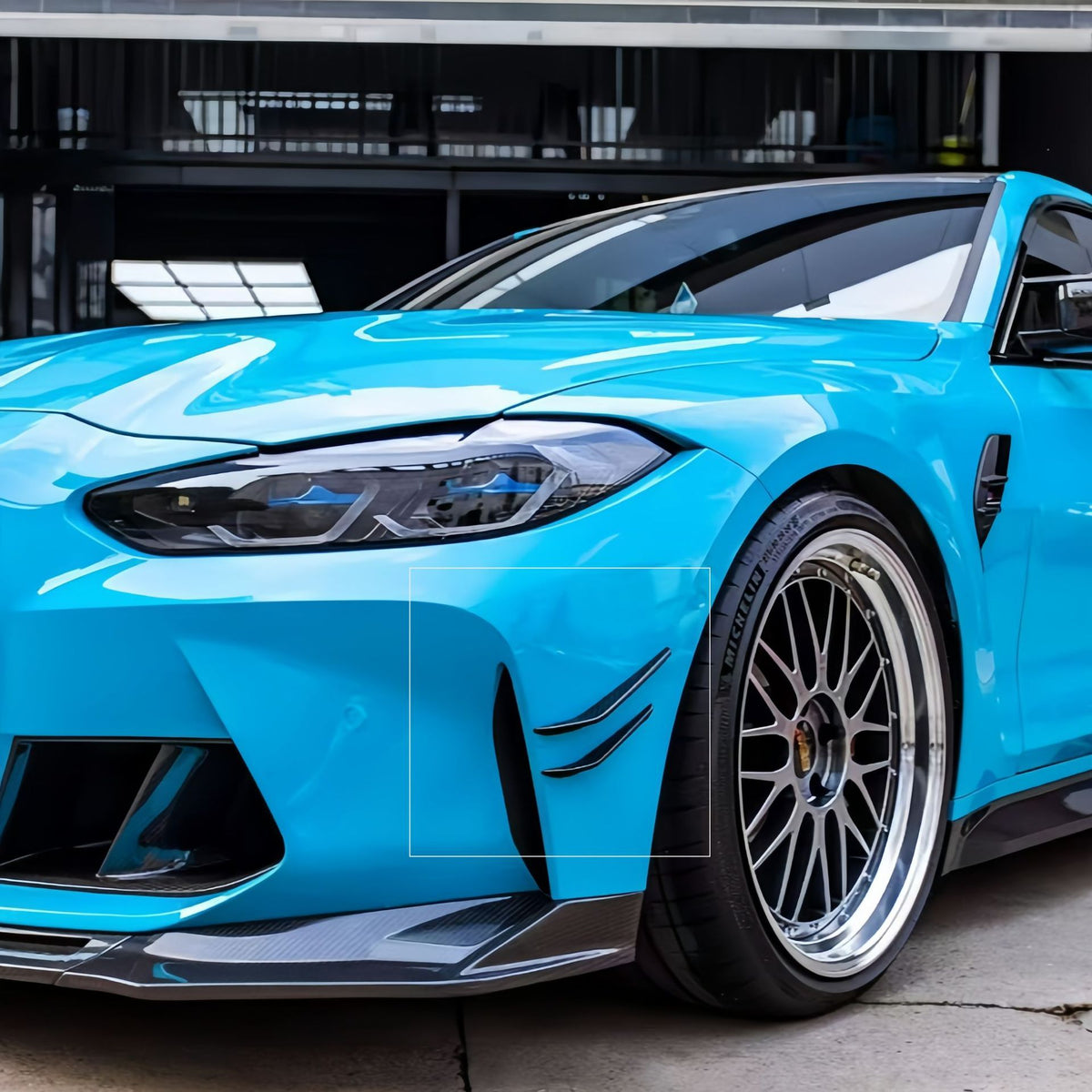 适用宝马M3M4G80G82干碳纤维MP风刀四件套BMWDRYCARBONSpoile扰流