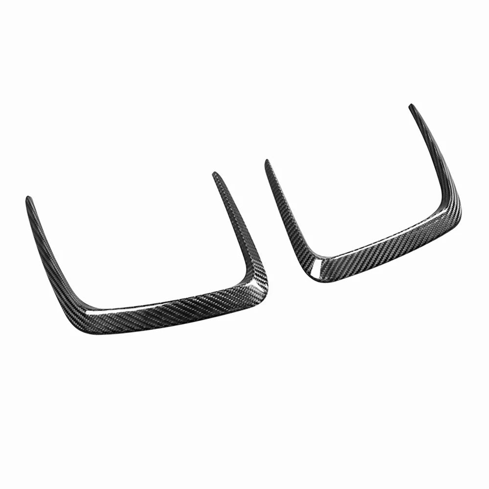 3×3 3K Twill Weave Dry Carbon Fiber Hood Vent Trim Cover for G80 M3 & G82 M4 (Stick-on)