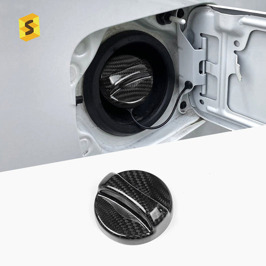 Real Dry Carbon Fiber Inner Fuel Filler Cap Cover for Chevrolet Camaro (2010 - 2015)