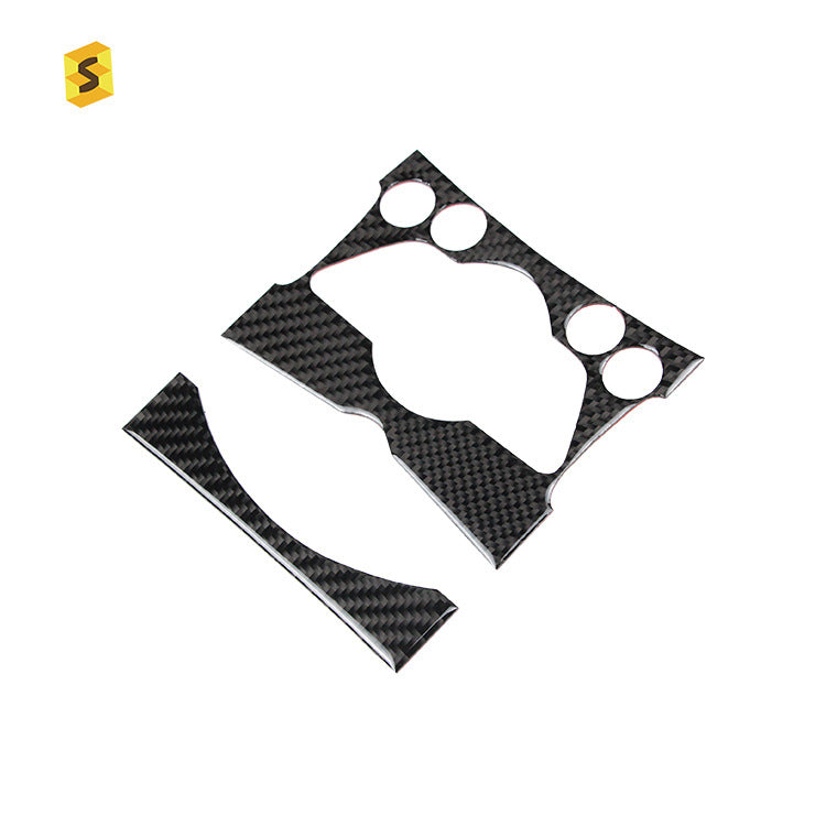 Epoxy Resin Carbon Fiber Climate Control Panel Trim for MINI