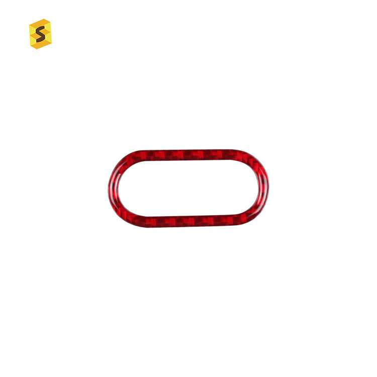 Epoxy Resin Carbon Fiber Hazard Light Button Trim for MINI / MINI F-Series
