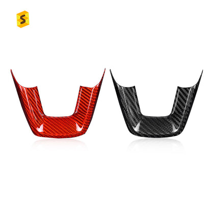 Carbon Fiber Steering Wheel U-Shape Lower Trim for Honda Civic 11th Gen (2022+)