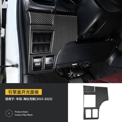 Epoxy Resin Carbon Fiber Interior Trim Kit for Toyota Hilux (2015 - 2022)