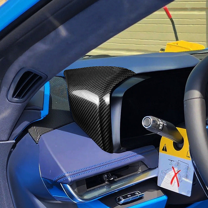 Carbon Fiber Dashboard Panel Cover for Chevrolet Corvette C8